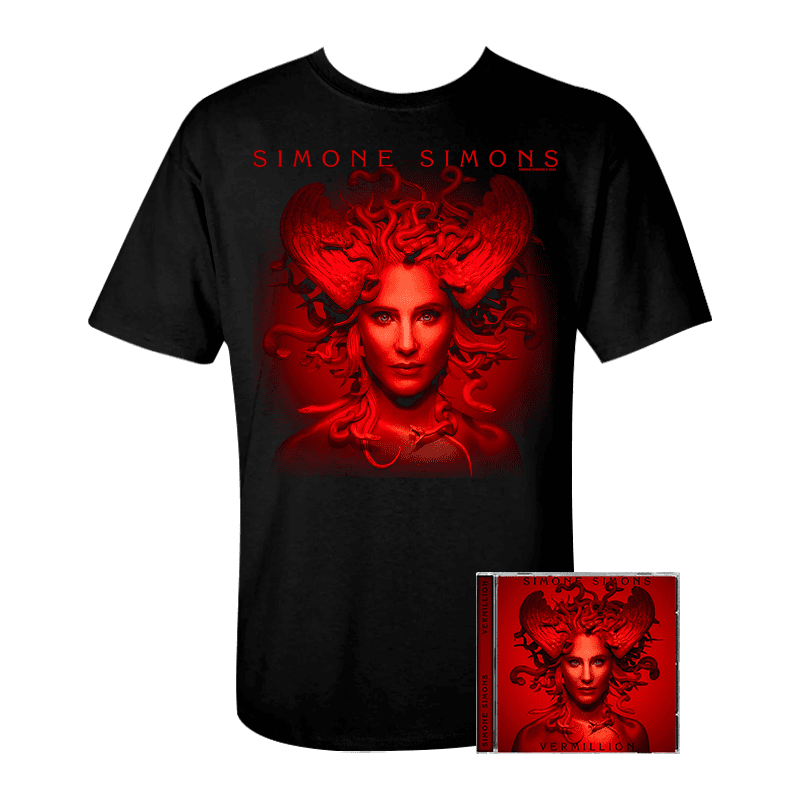 Bundle Simone Simons - Vermillion (CD Jewelcase + Camiseta)