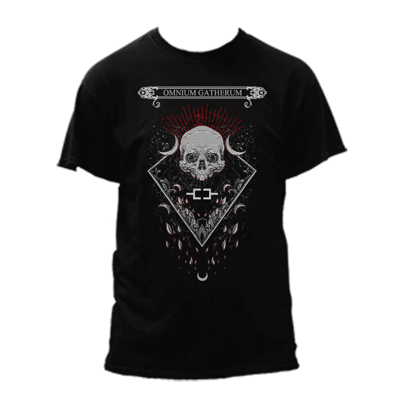 Camiseta Omnium Gatherum - Skull