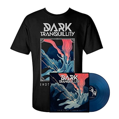 Bundle Dark Tranquillity - Endtime Signals (Pearlescent Deep Blue Vinyl + Camiseta)