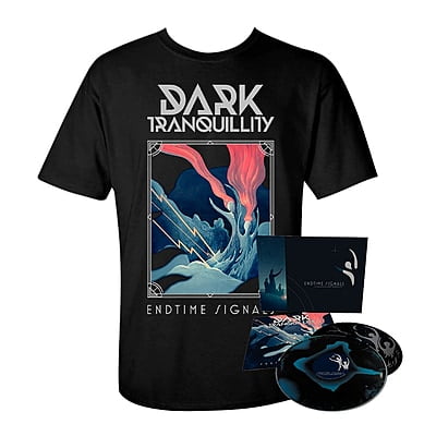 Bundle Dark Tranquillity - Endtime Signals (Ltd. Deluxe 2LP Midnight Haze Inkspot Vinyl + Camiseta)
