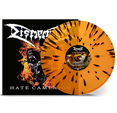 Dismember - Hate Campaign (Transparent Orange & Black Splatter Vinyl)