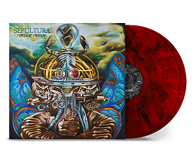 Sepultura - Machine Messiah - 40° Anniversary Band Edition (2LP Ruby Red Marbled Vinyl)